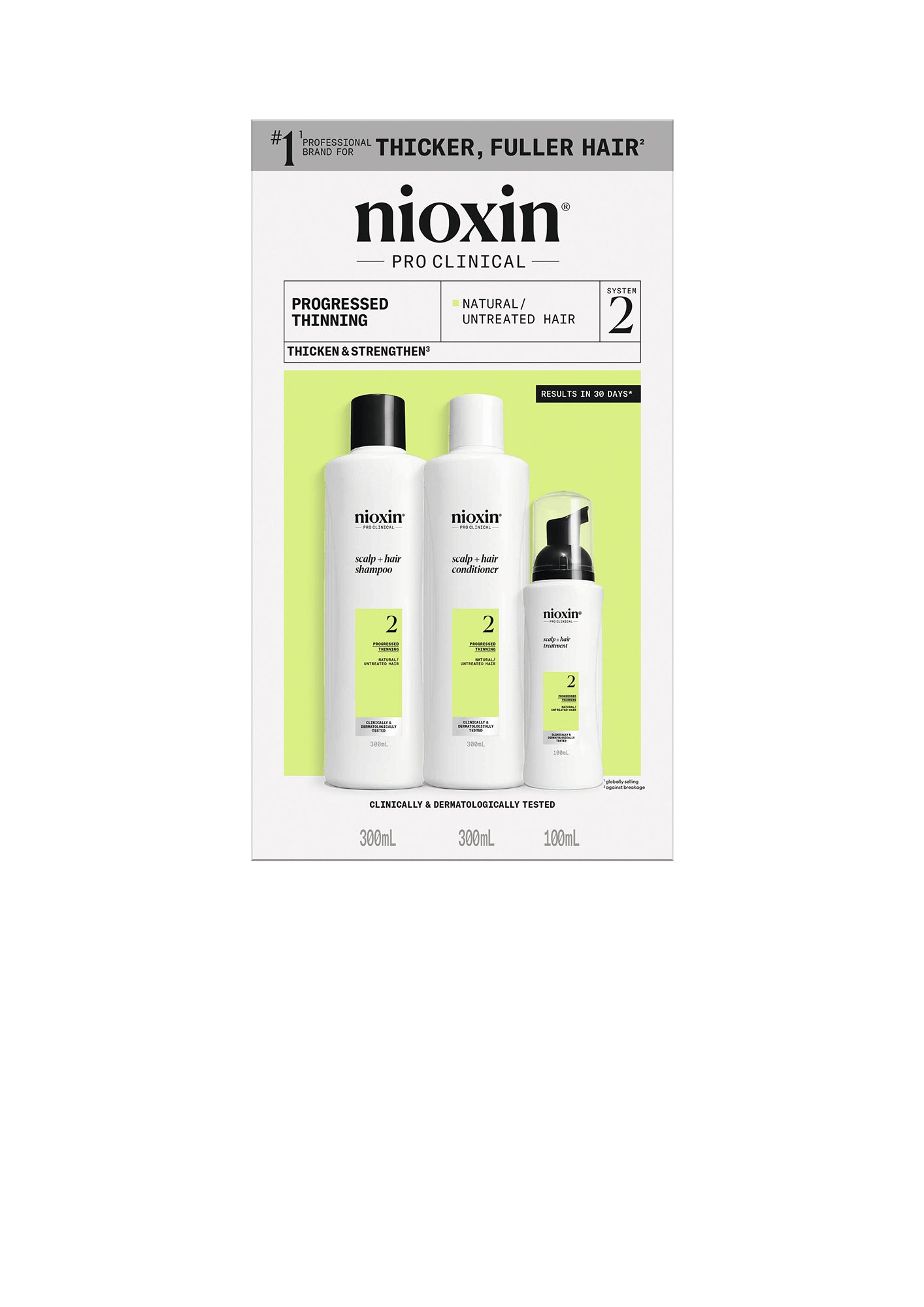 Nioxin System 2 Kit 300+300+100ml