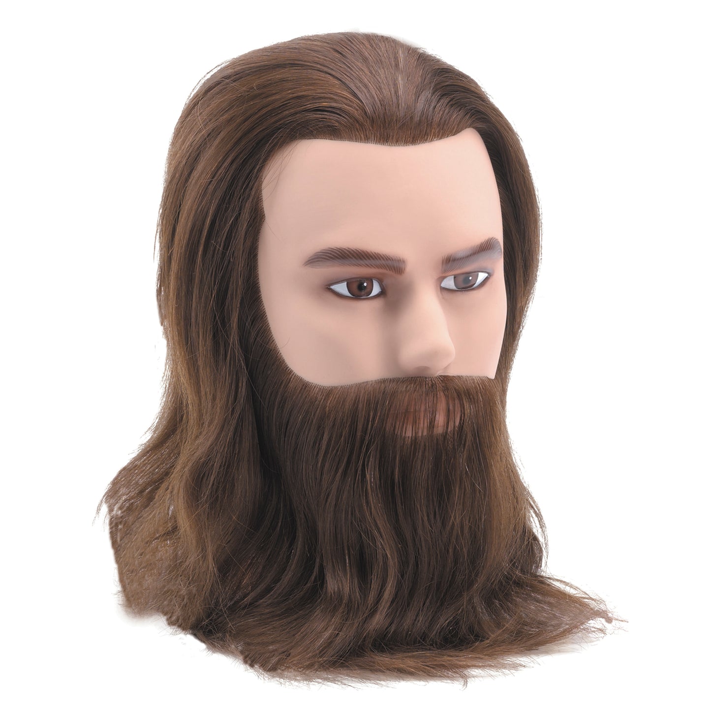 Babyliss Pro Mannequin Men Beard/Mustache Brown 8 inch