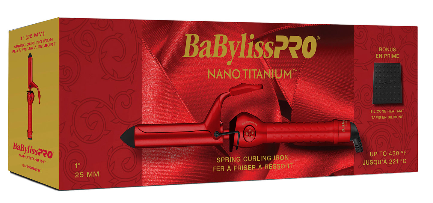 Fer à Friser Babyliss Pro  1" poignée à ressort EUPHORIA