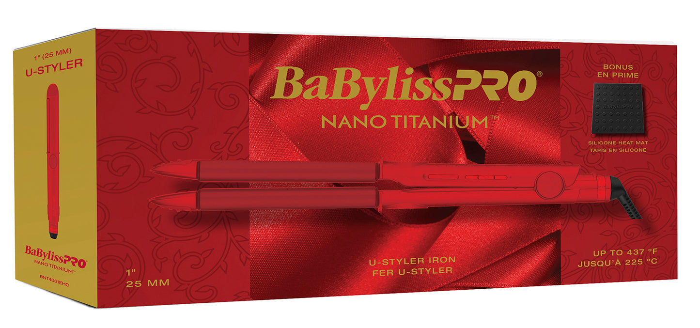 Fer Plat Babyliss Pro Nano Titanium U-STYLE 1" EUPHORIA