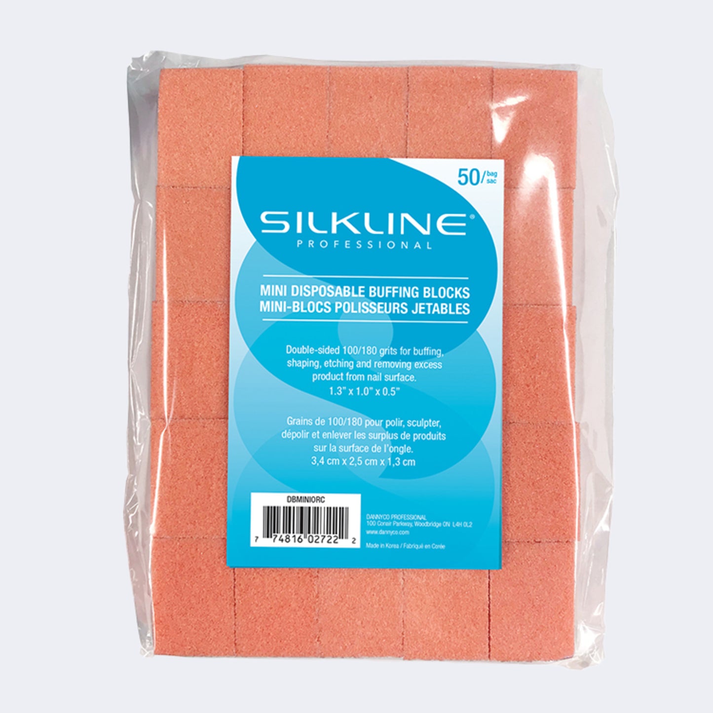 Silkline Mini buffing block 50/pk 100/180