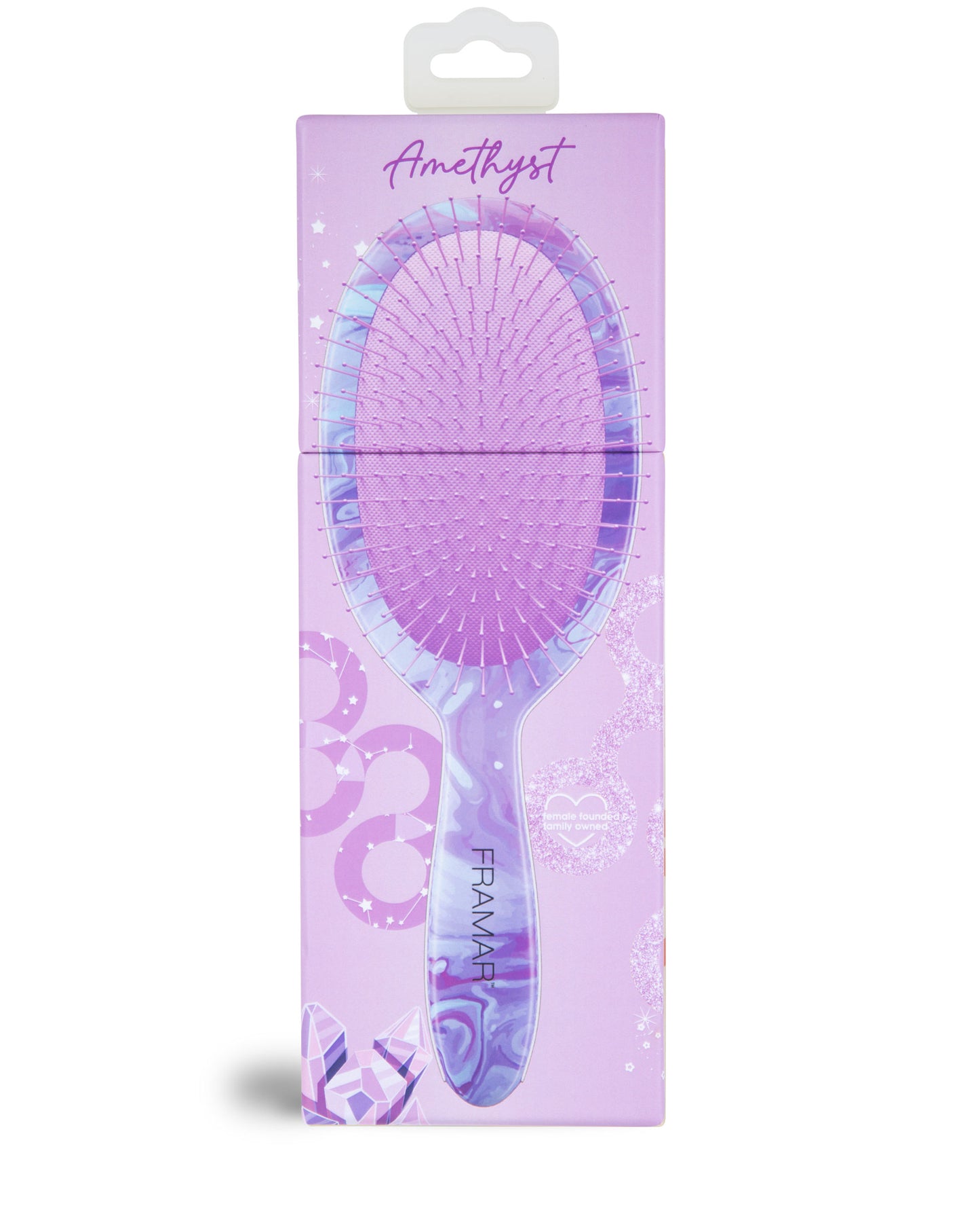 Framar Moonstone Amethyst Detangling Brush