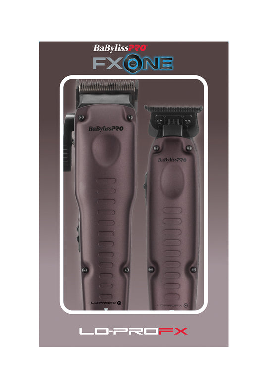 Duo BabylissPro LO-PROFX Clipper/Trimmer noir/violet