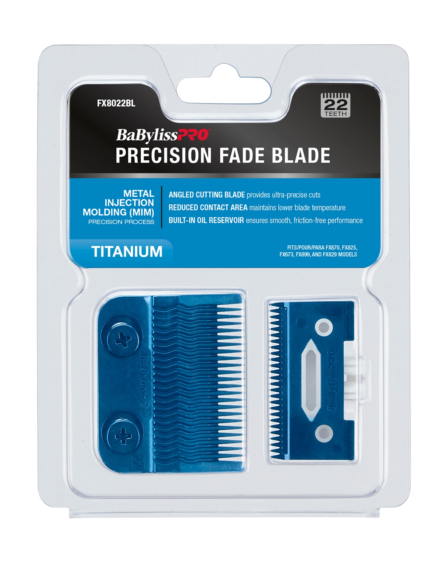 Lame moulé par injection Babyliss Pro Pour FX870G Bleu