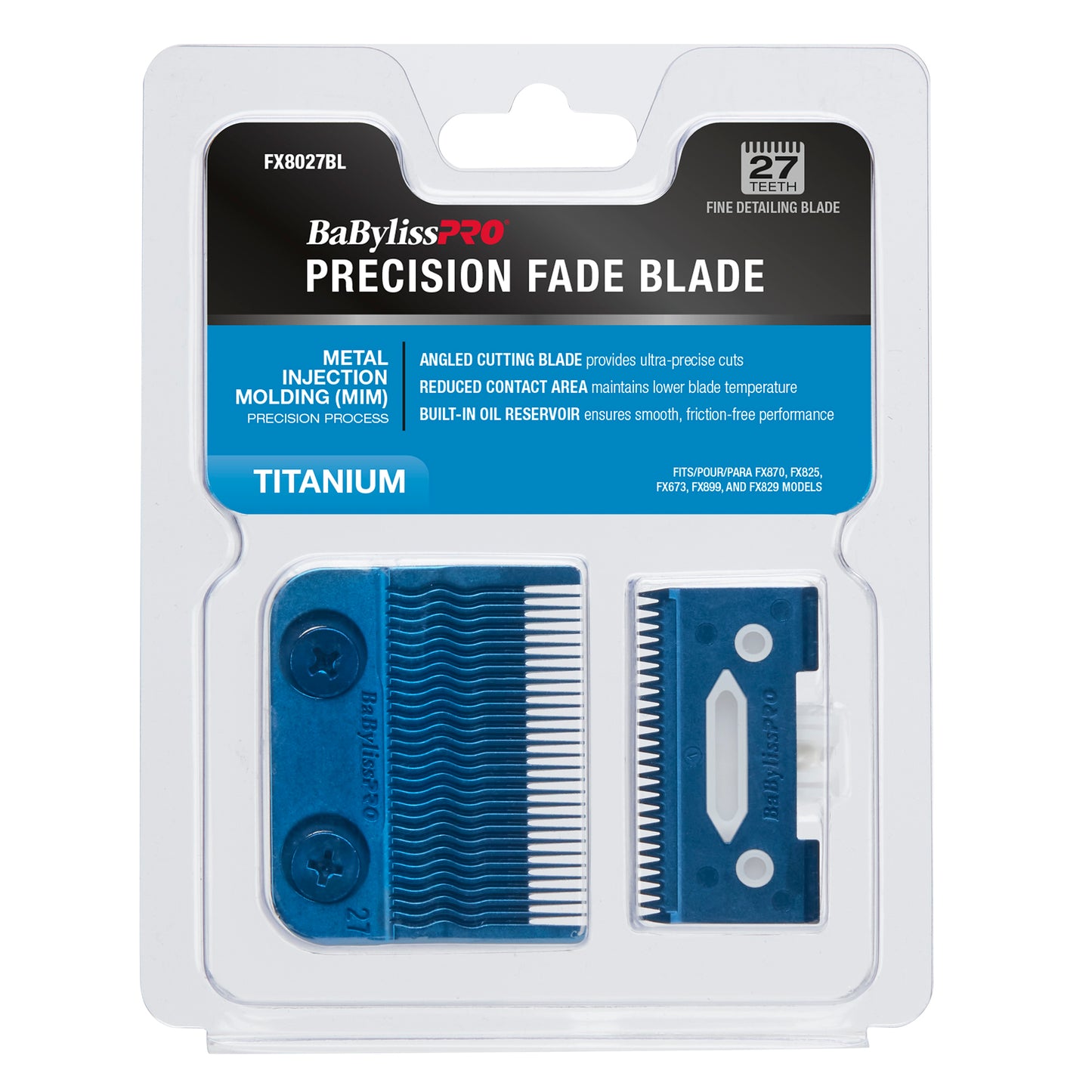 Lame moulé par injection Babyliss Pro Pour FX870G Bleu 27 dents