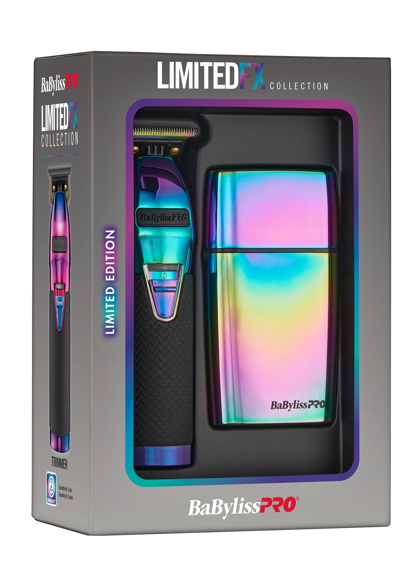 Duo Babyliss Pro FX787/Rasoir double lame Shaver Iridescent