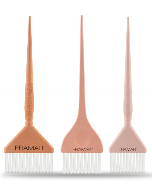 Framar Golden Hour Family Brush 3/pk