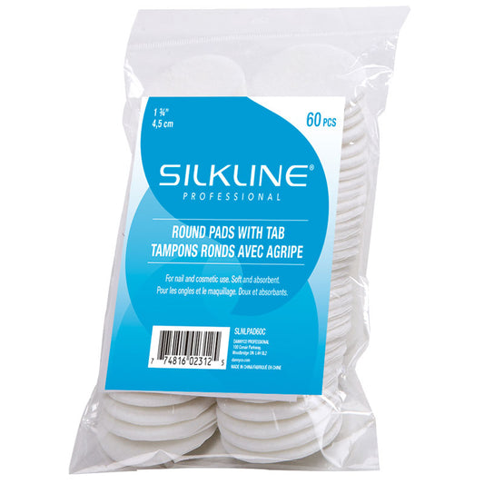 Tampons Silkline rond ave agripe 60/sac