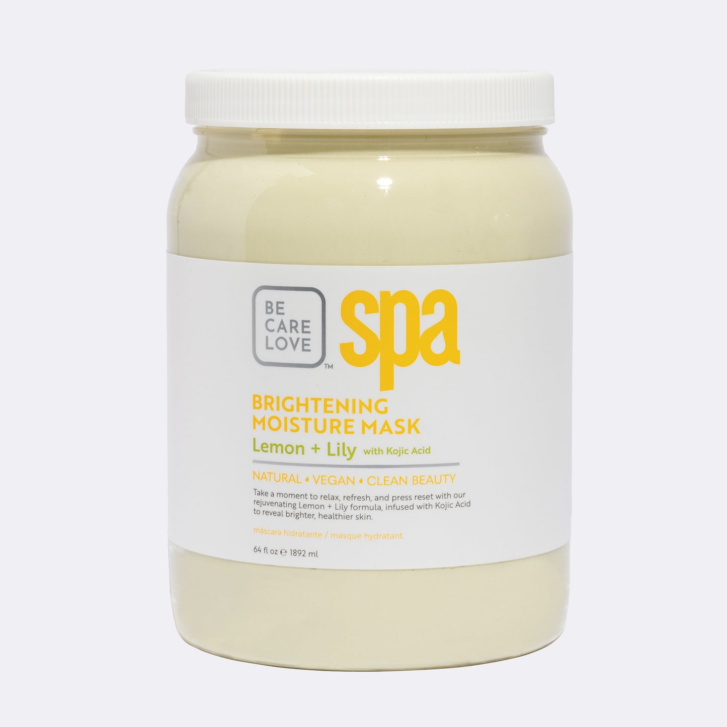 SPA Moisture mask Lemon + Lily with kojic acid 64oz