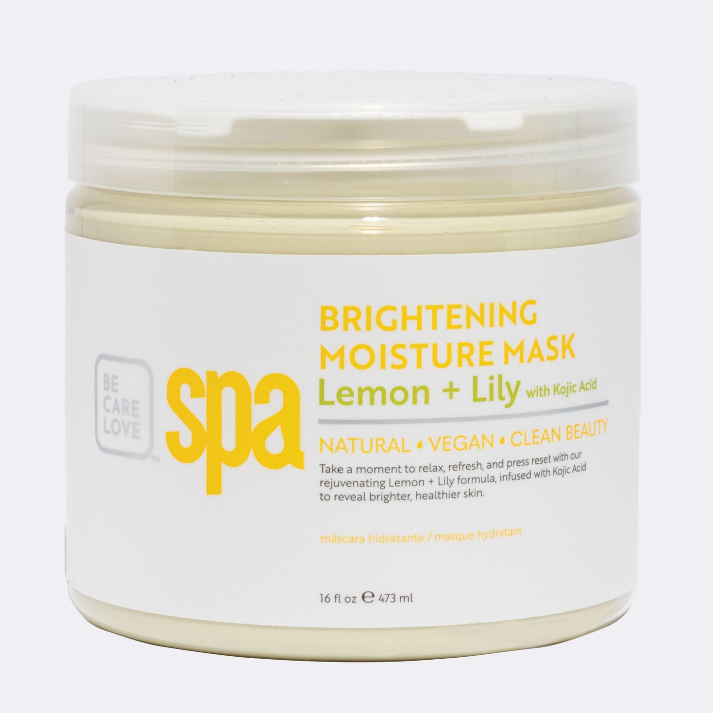 SPA Moisture mask Lemon + Lily with kojic acid 16oz