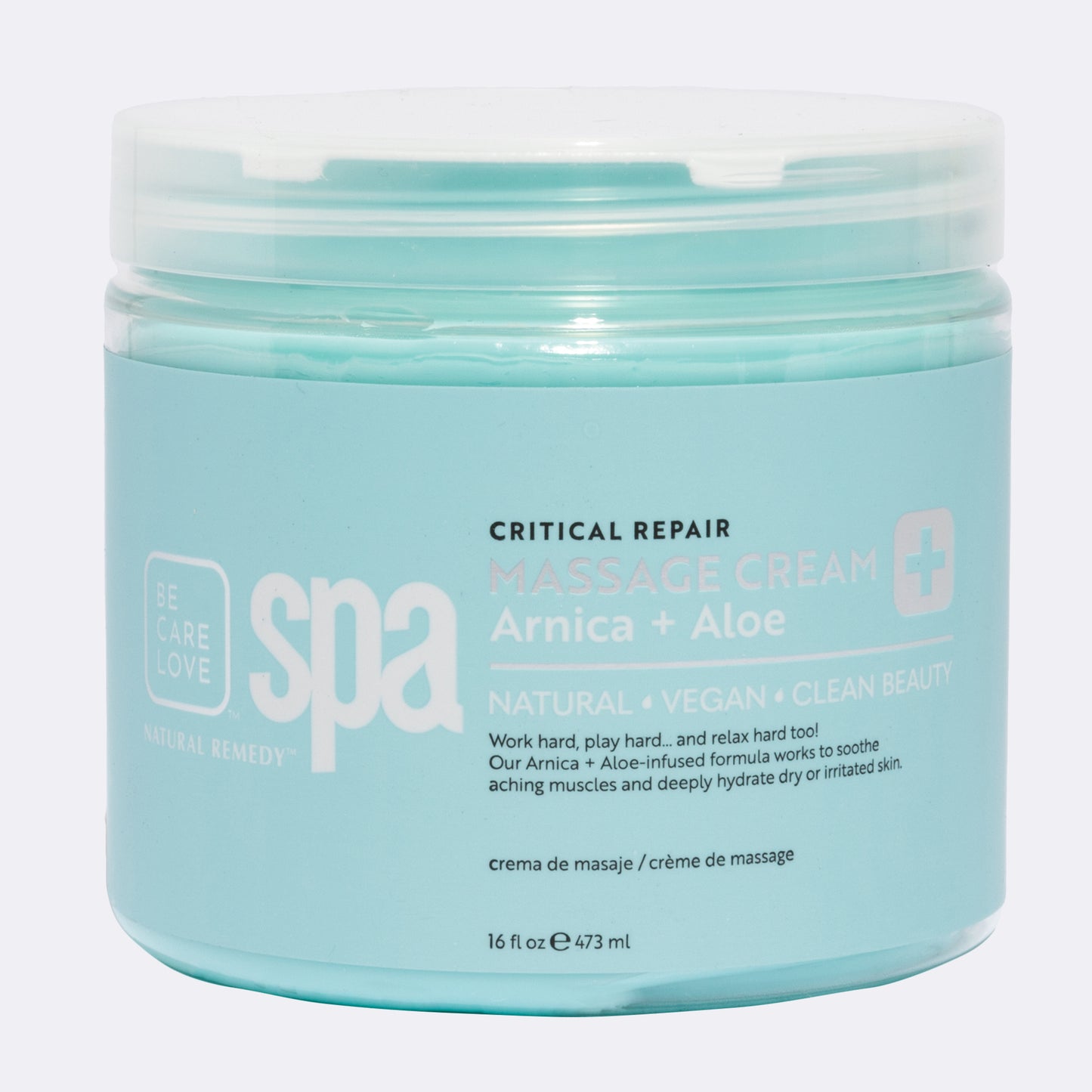 SPA Massage Cream Natrual Remedy 16oz