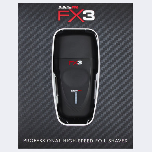 Babyliss Pro FX3 Double Foil Shaver Black